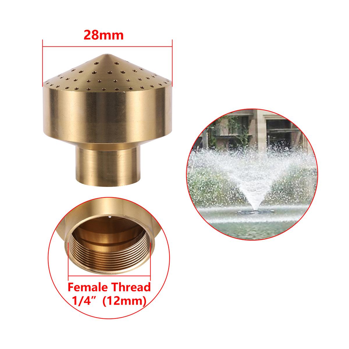 Garden Water Column Fountain Brass Nozzle 1/4 1/2 3/4 1 1.5 2 Female Thread Scattering Sprinkler Head for Park Lawn Hotel
Garden Water Column Fountain Brass Nozzle 1/4 1/2 3/4 1 1.5 2 Female Thread Scattering Sprinkler Head for Park Lawn Hotel