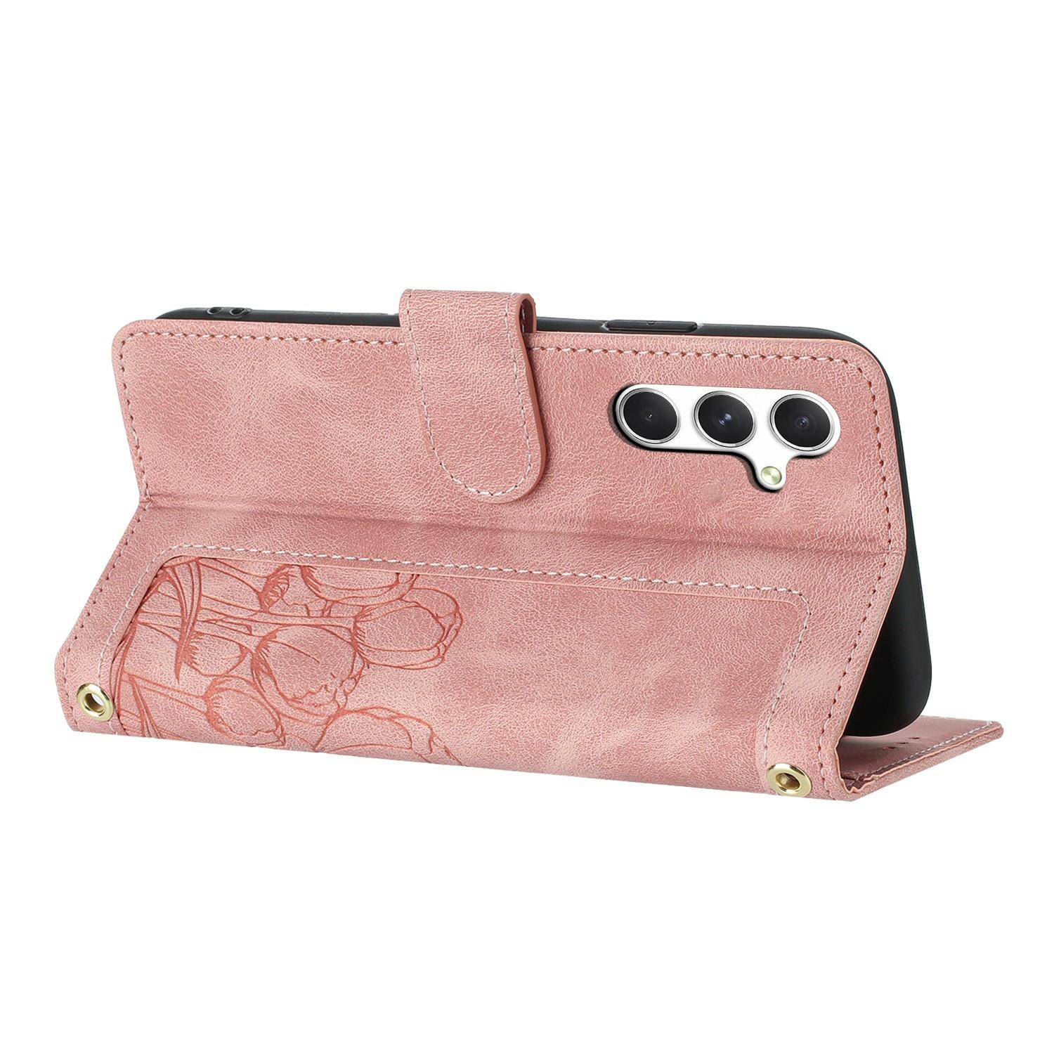 Для Samsung Galaxy S25+ Чохол Tulip Leather Phone Cover with 5 Slots Card Wallet Pink 
Для Samsung Galaxy S25+ Чохол Tulip Leather Phone Cover with 5 Slots Card Wallet Pink