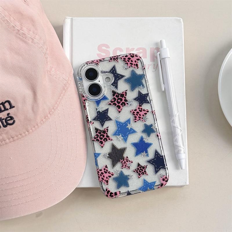 Leopard Print Denim Star iPhone Case for 17, 16 Pro Max, 15, 14 - High-End Style iPhone 17 Pro Max
Leopard Print Denim Star iPhone Case for 17, 16 Pro Max, 15, 14 - High-End Style iPhone 17 Pro Max
