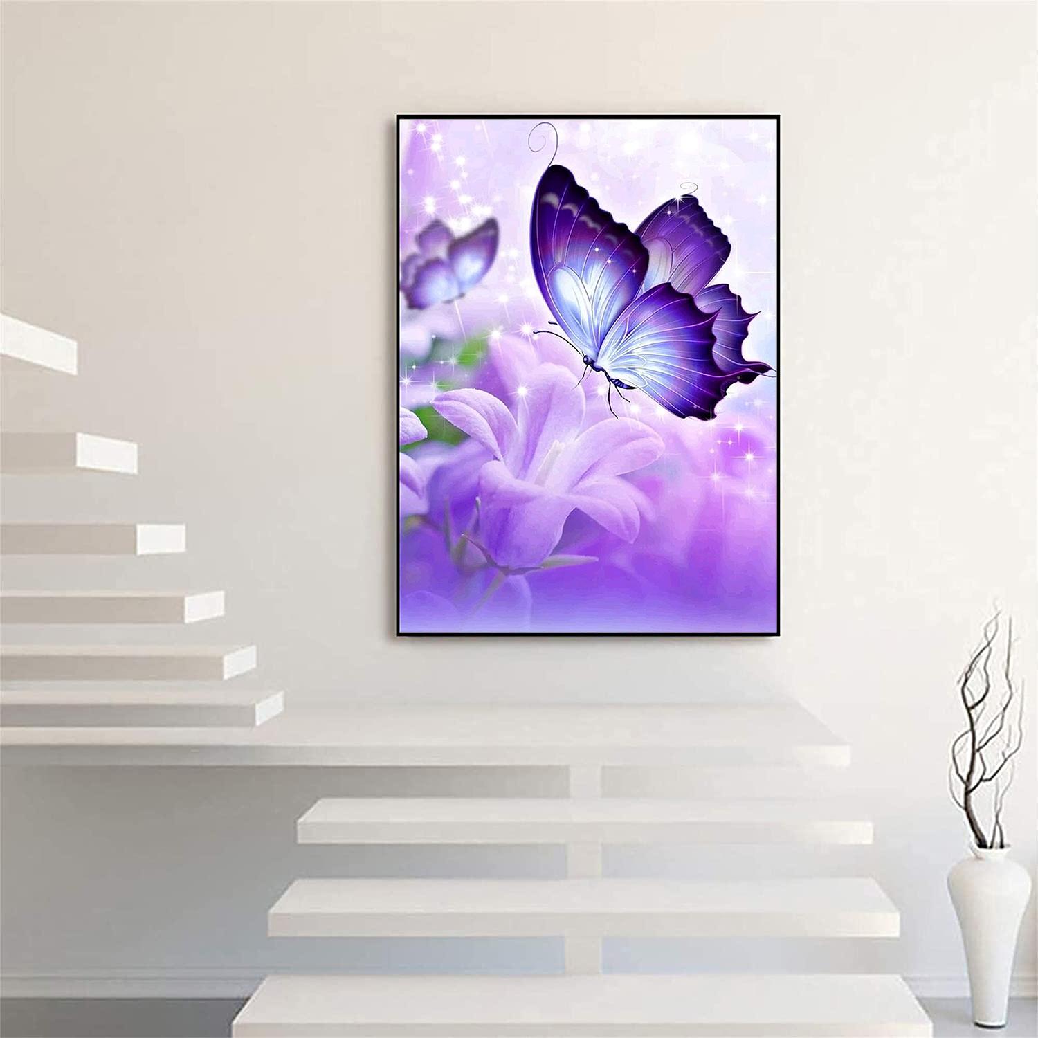 5D Diy Алмазная картина Фиолетовая бабочка Набор для вышивки крестом Полная алмазная вышивка Мозаика Художественная картина Стразы Декор Подарок Full Round 20x30cm
5D Diy Алмазная картина Фиолетовая бабочка Набор для вышивки крестом Полная алмазная вышивка Мозаика Художественная картина Стразы Декор Подарок Full Round 20x30cm