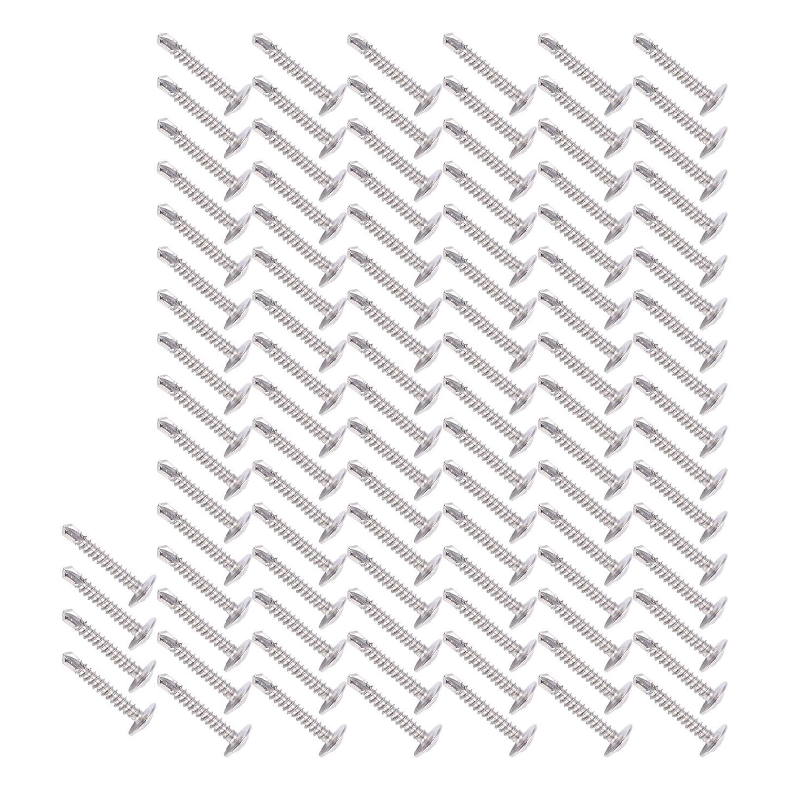 100 шт. Саморезы M4.2x25 с полукруглой головкой и пресс-шайбой, из нержавеющей стали, набор крепежных аксессуаров
100 шт. Саморезы M4.2x25 с полукруглой головкой и пресс-шайбой, из нержавеющей стали, набор крепежных аксессуаров