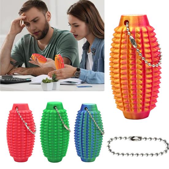 Spiky Fidget Keychain Spiky Grippie Stim Sensory Toy Pocket Little Ouchies Fidget Toy Keychain Pendant for Anxiety Relief
Spiky Fidget Keychain Spiky Grippie Stim Sensory Toy Pocket Little Ouchies Fidget Toy Keychain Pendant for Anxiety Relief