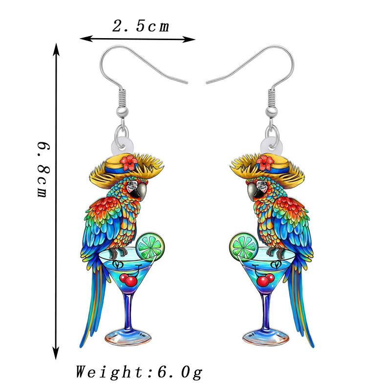 Colorful Parrot Ghost Pumpkin Halloween Earrings for Women Acrylic Long Dangle Earrings Festival Party Personality Fun Zircon
Colorful Parrot Ghost Pumpkin Halloween Earrings for Women Acrylic Long Dangle Earrings Festival Party Personality Fun Zircon