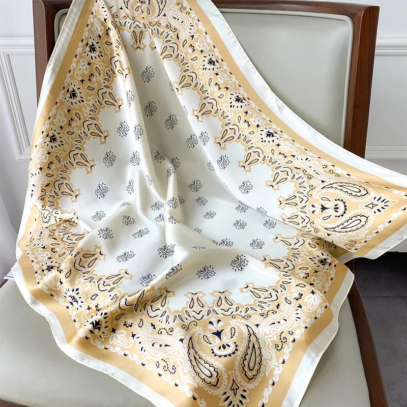 70*70Cm Paisley Print Kerchief Women Hair Scarf Bandana Head Hijab Scarfs Female Small Shawls Wraps Silk Neck Scarves For Ladies 70x70cm
70*70Cm Paisley Print Kerchief Women Hair Scarf Bandana Head Hijab Scarfs Female Small Shawls Wraps Silk Neck Scarves For Ladies 70x70cm