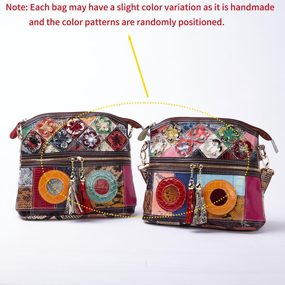 Leather Snake Pattern Women S Bag Colored Fringed Flower Shoulder Messenger Bag Personalized Underarm Bag Versatile Woman
Leather Snake Pattern Women S Bag Colored Fringed Flower Shoulder Messenger Bag Personalized Underarm Bag Versatile Woman
