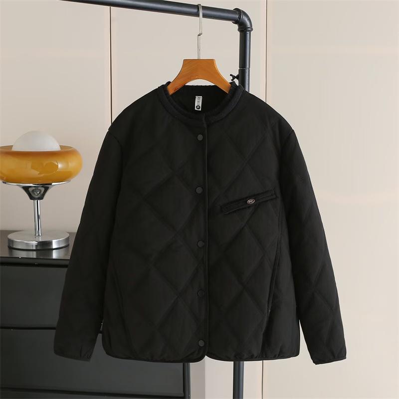 2025 Winter Women s Plus Size Knit Cotton Jacket with Simple Diamond Pattern - Versatile Temperament for Chubby Girls XL чёрный
2025 Winter Women s Plus Size Knit Cotton Jacket with Simple Diamond Pattern - Versatile Temperament for Chubby Girls XL чёрный