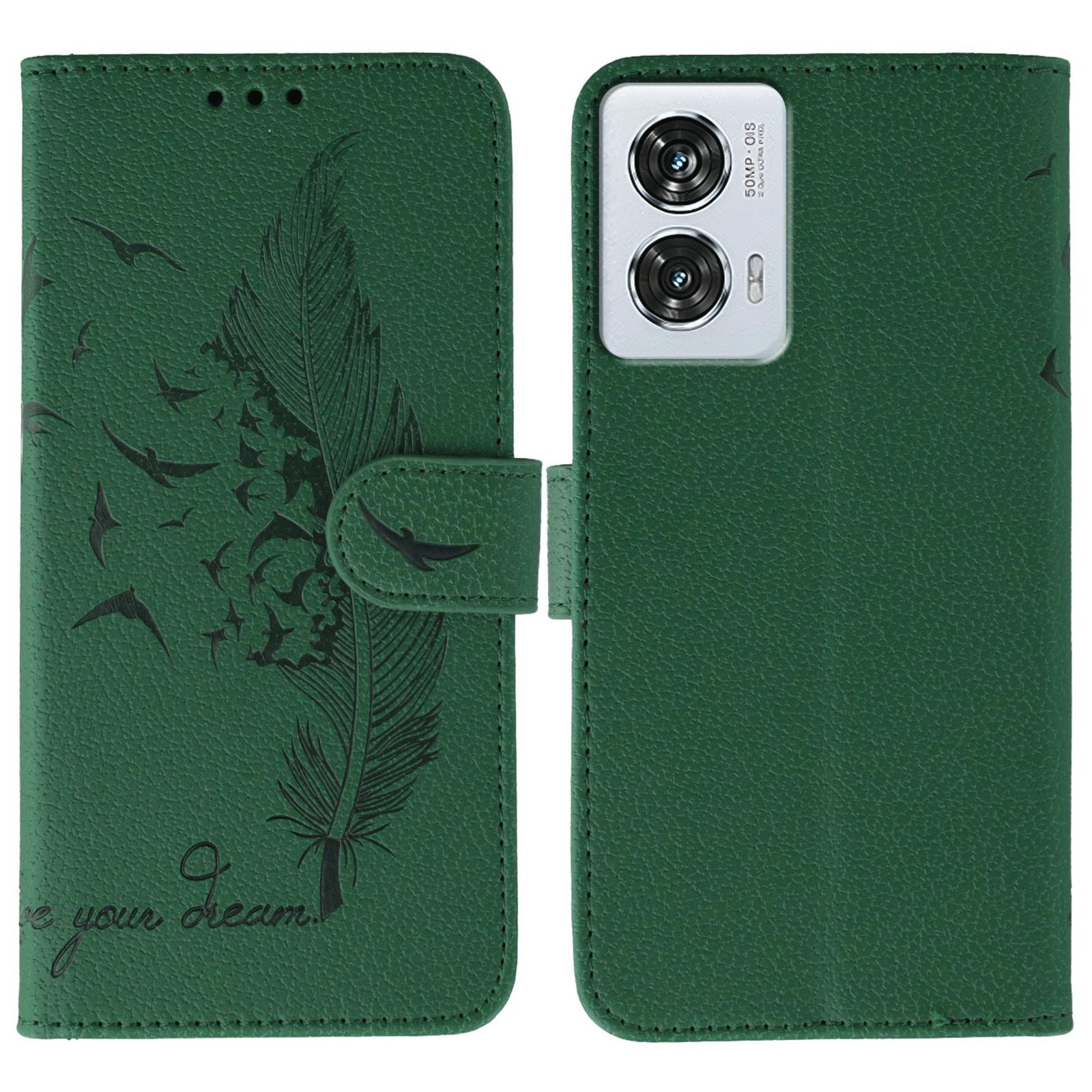 For Motorola Edge 50 Fusion 5G Case Feather Imprint PU Leather Wallet Phone Cover Green
For Motorola Edge 50 Fusion 5G Case Feather Imprint PU Leather Wallet Phone Cover Green