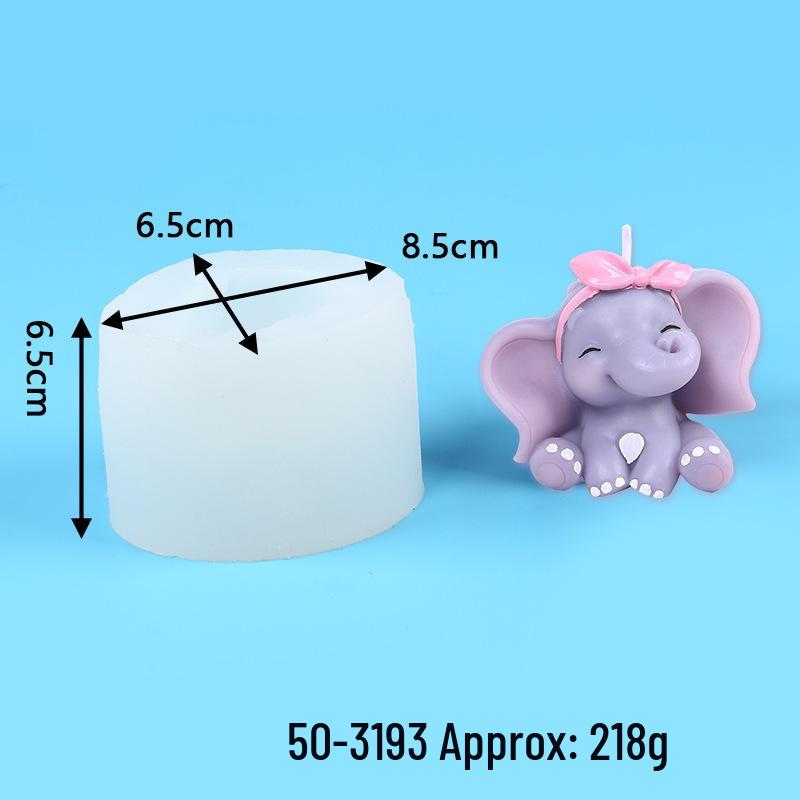 Силиконовая форма для свечи Милый слон 3D - Поделка для DIY-ароматерапии и гипсовых украшений
Силиконовая форма для свечи Милый слон 3D - Поделка для DIY-ароматерапии и гипсовых украшений