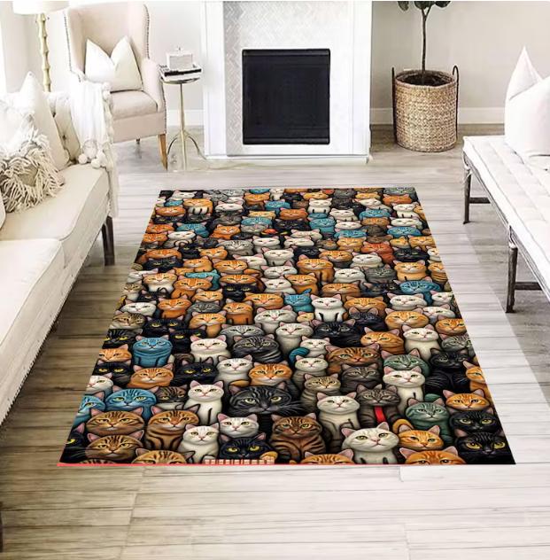 Cat Area Rug Cat Art Rug Cute Cat Rug Cat Carpet Vintage Rug Rugs for Living Room Home Decoration Rug 40x60cm
Cat Area Rug Cat Art Rug Cute Cat Rug Cat Carpet Vintage Rug Rugs for Living Room Home Decoration Rug 40x60cm