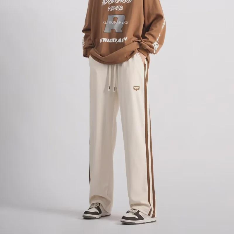 Мужские летние брюки Ice Silk в полоску в стиле ретро - High Street Fashion 2XL чёрный
Мужские летние брюки Ice Silk в полоску в стиле ретро - High Street Fashion 2XL чёрный