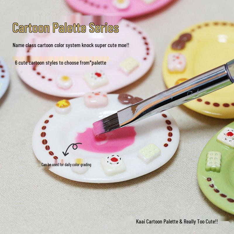 Nail Art Mini Cake Cartoon Palette: Portable Mixing Palette for Cream, Painting, Pigments, Watercolor & Jewelry
Nail Art Mini Cake Cartoon Palette: Portable Mixing Palette for Cream, Painting, Pigments, Watercolor & Jewelry
