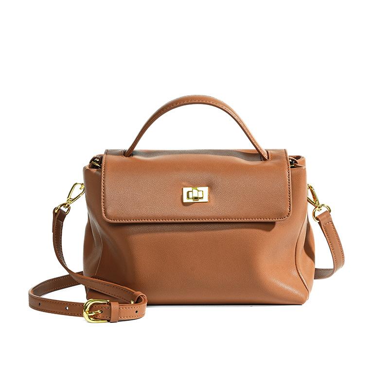 New niche soft cowhide handbag, genuine leather bag women s exquisite commuting high-end shoulder messenger bag
New niche soft cowhide handbag, genuine leather bag women s exquisite commuting high-end shoulder messenger bag