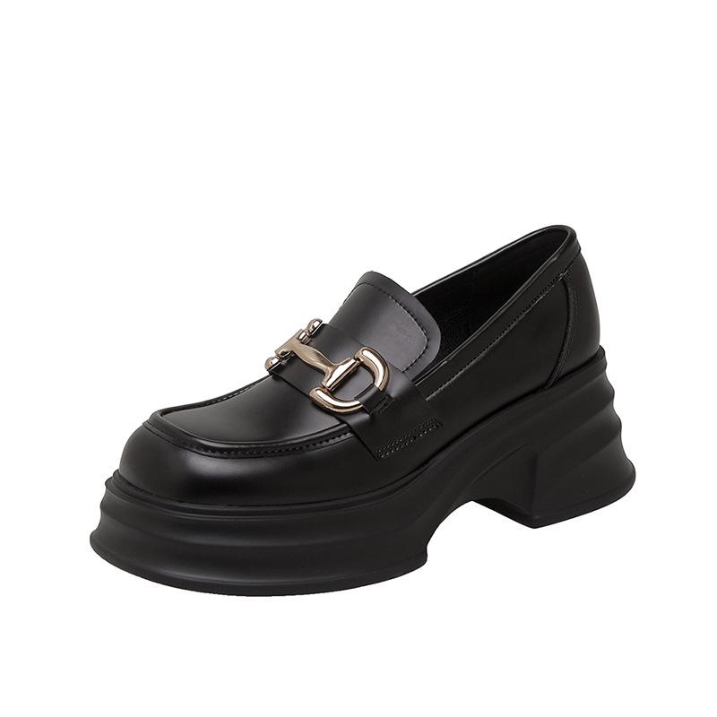 Женские лоферы на платформе, весенние новые туфли из маленькой кожи, на толстом каблуке, черные, jk, одинарные туфли, универсальная кожаная женская обувь 40 матовый черный
Женские лоферы на платформе, весенние новые туфли из маленькой кожи, на толстом каблуке, черные, jk, одинарные туфли, универсальная кожаная женская обувь 40 матовый черный