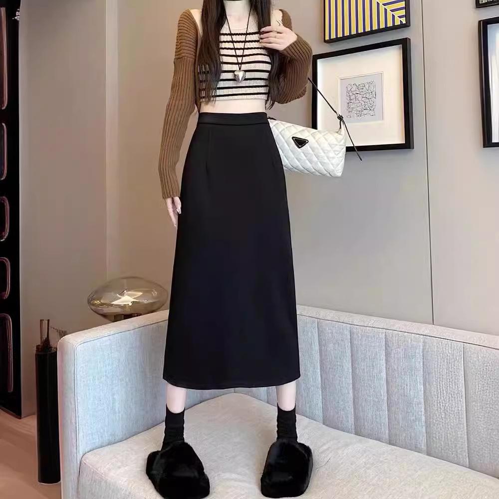 Pear-Shaped A-Line Midi Skirt: Summer Thin Plus Size, Slimming Hip-Covering, Mid-Length Slit Skirt for Women XS
Pear-Shaped A-Line Midi Skirt: Summer Thin Plus Size, Slimming Hip-Covering, Mid-Length Slit Skirt for Women XS