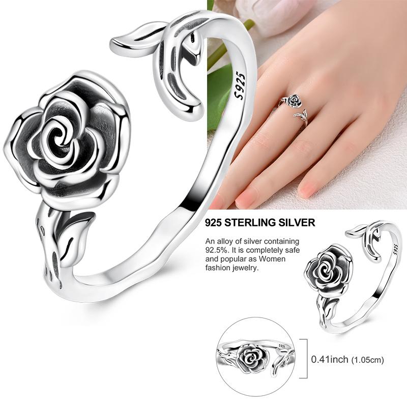 New Women Adjustable Ring 925 Silver Rotating Star And Moon Adjustable CZ Ring for Women Wedding Birthday Jewelry Gift
New Women Adjustable Ring 925 Silver Rotating Star And Moon Adjustable CZ Ring for Women Wedding Birthday Jewelry Gift