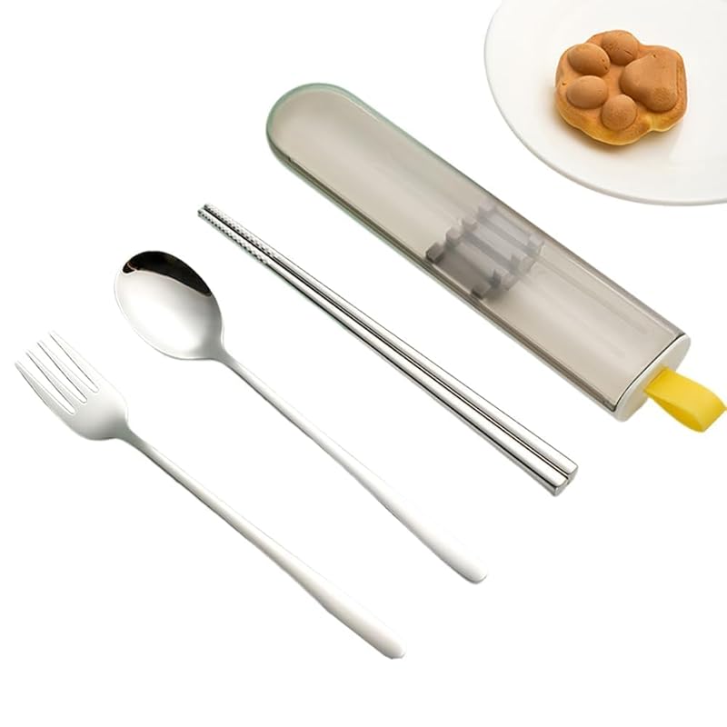 cutlery chopsticks 3 piece set spoon fork storage case stainless steel tableware set adult For students set camp for outdoor combination set
cutlery chopsticks 3 piece set spoon fork storage case stainless steel tableware set adult For students set camp for outdoor combination set
