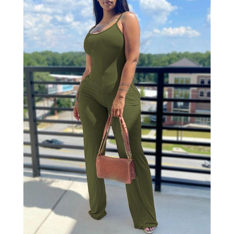 Slim Print Suspender Jumpsuit Fashion Temperament Slim fit Print Sling Jumpsuit Women clothes Green XXXL
Slim Print Suspender Jumpsuit Fashion Temperament Slim fit Print Sling Jumpsuit Women clothes Green XXXL