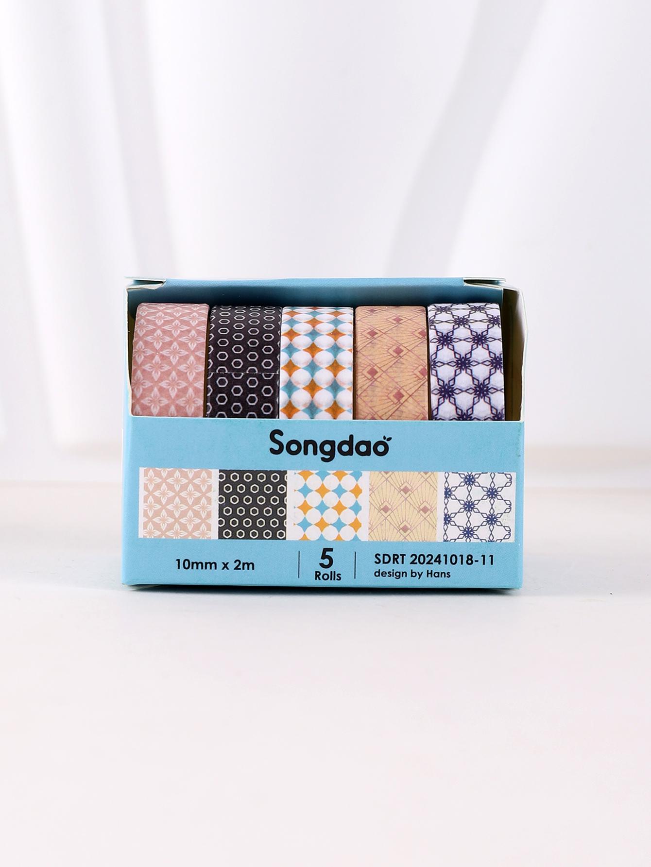 5rolls/box Geometric pattern washi Decorative Adhesive Tape set For Journaling, DIY, Crafts, scrapbook supplies washi tape
5rolls/box Geometric pattern washi Decorative Adhesive Tape set For Journaling, DIY, Crafts, scrapbook supplies washi tape