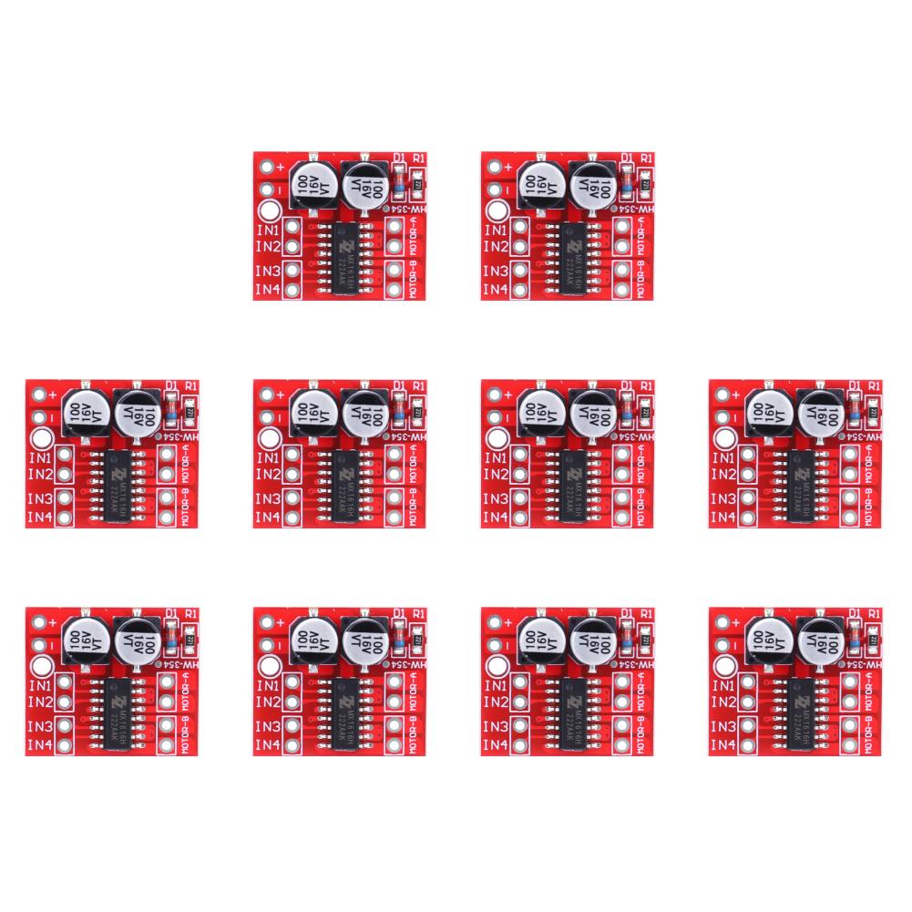 10-30Pcs L298N Motor Driver Controller Board Dual H Bridge Mini Dual Stepper Motor Drive Module Reversing PWM Speed Two Channel
10-30Pcs L298N Motor Driver Controller Board Dual H Bridge Mini Dual Stepper Motor Drive Module Reversing PWM Speed Two Channel