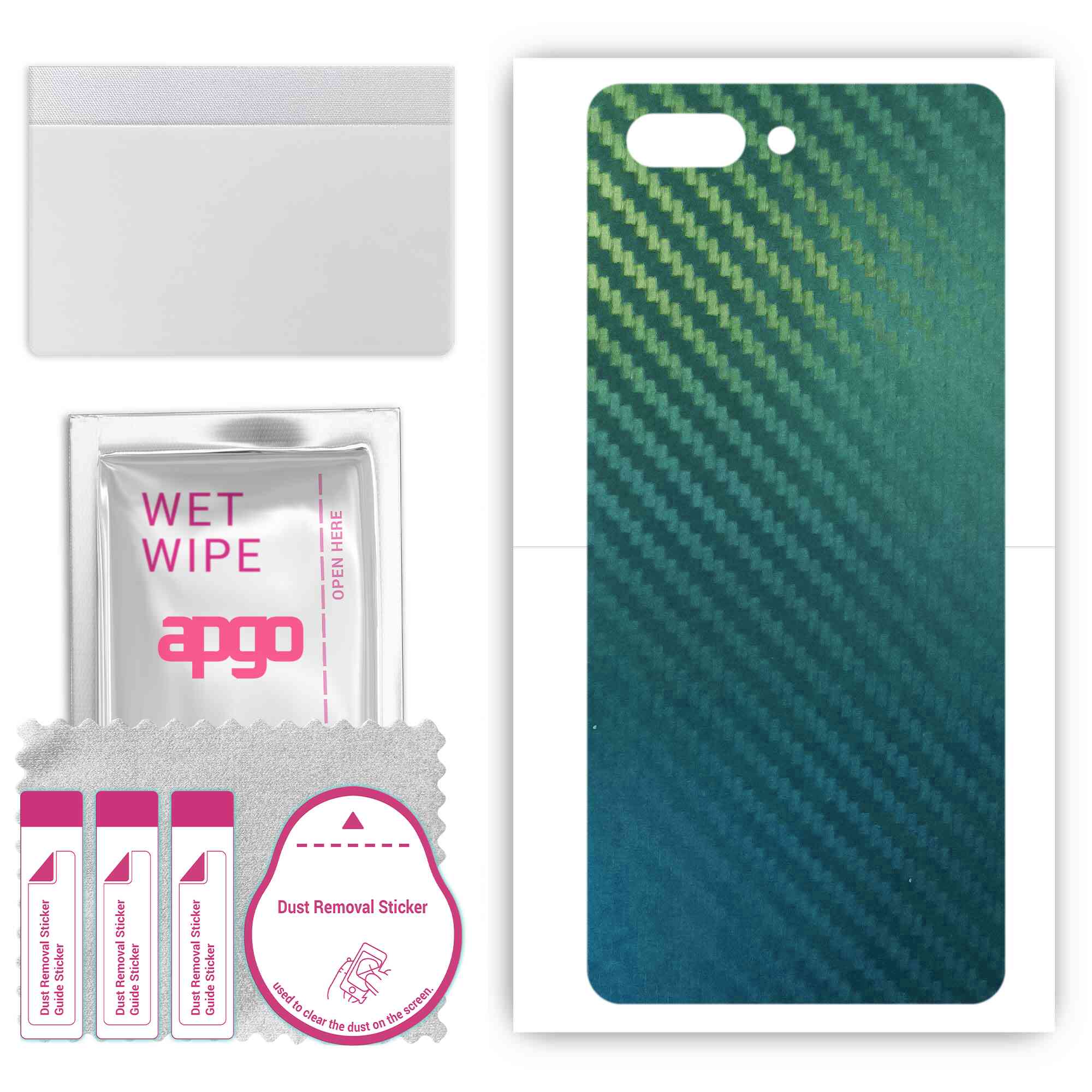 Apgo Protective Skin Sticker for the back compatible with Ulefone T2, Wrap Film, Foil, Vinyl - Pattern Carbon Chameleon CAKA1
Apgo Protective Skin Sticker for the back compatible with Ulefone T2, Wrap Film, Foil, Vinyl - Pattern Carbon Chameleon CAKA1