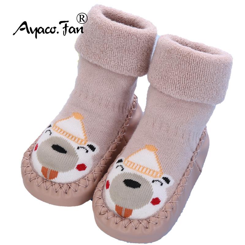Toddler Indoor Sock Newborn Prewalker Kids Cotton Socks Winter Thick Terry Baby Girl Sock Rubber Sole Infant Funny Cartoon Sock S(6-12Months old)
Toddler Indoor Sock Newborn Prewalker Kids Cotton Socks Winter Thick Terry Baby Girl Sock Rubber Sole Infant Funny Cartoon Sock S(6-12Months old)