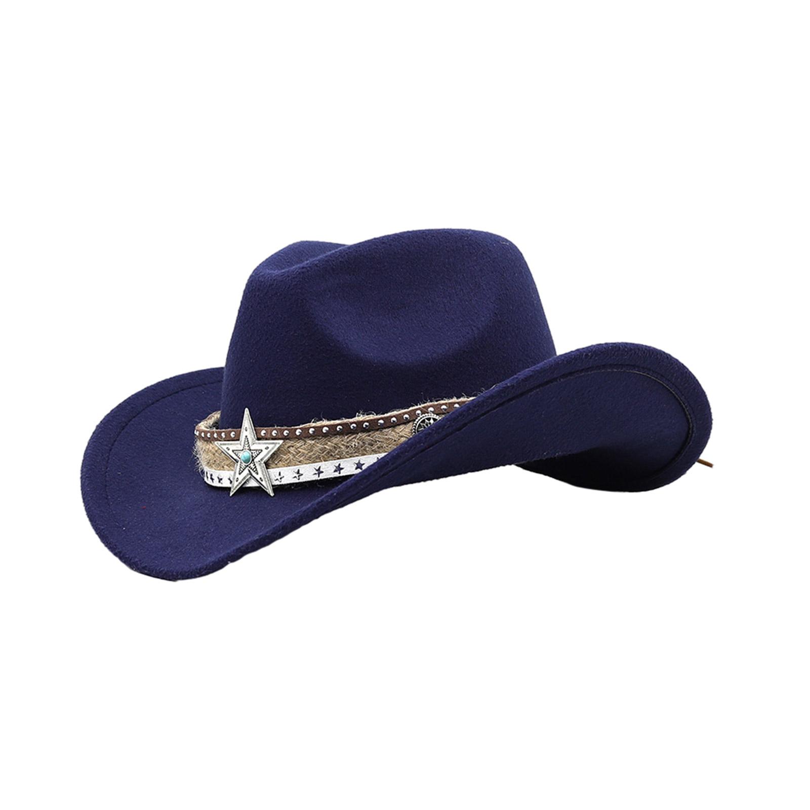 Adult Cowboy Hat with Bohemian Style Hat Rope Decor for Woman Western Cowboy Hat Model Show Cowboy Hat for Photography темно-синий
Adult Cowboy Hat with Bohemian Style Hat Rope Decor for Woman Western Cowboy Hat Model Show Cowboy Hat for Photography темно-синий