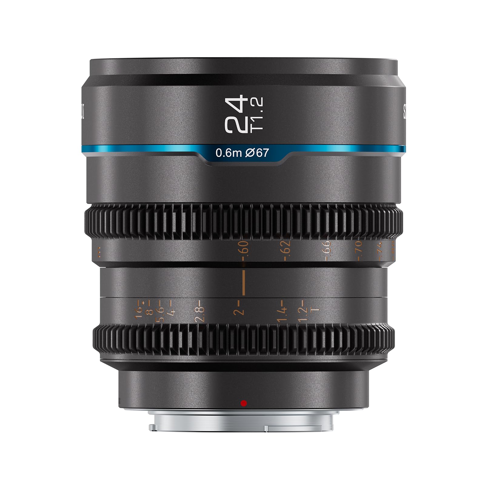 SIRUI Night Walker 24mm Cine Lens Large Diameter Manual Focus Lens X Metal T1.2 (MS24X-G, Mount, Gray)
SIRUI Night Walker 24mm Cine Lens Large Diameter Manual Focus Lens X Metal T1.2 (MS24X-G, Mount, Gray)