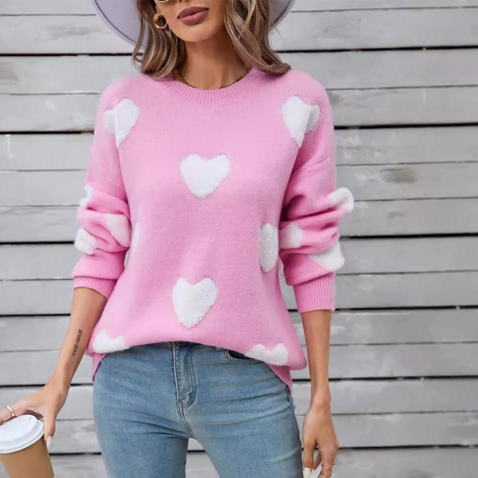 Зимний женский свитер Love Valentine s Day Pullover Large Peach Heart Color Clash Sweater S красный/белый
Зимний женский свитер Love Valentine s Day Pullover Large Peach Heart Color Clash Sweater S красный/белый