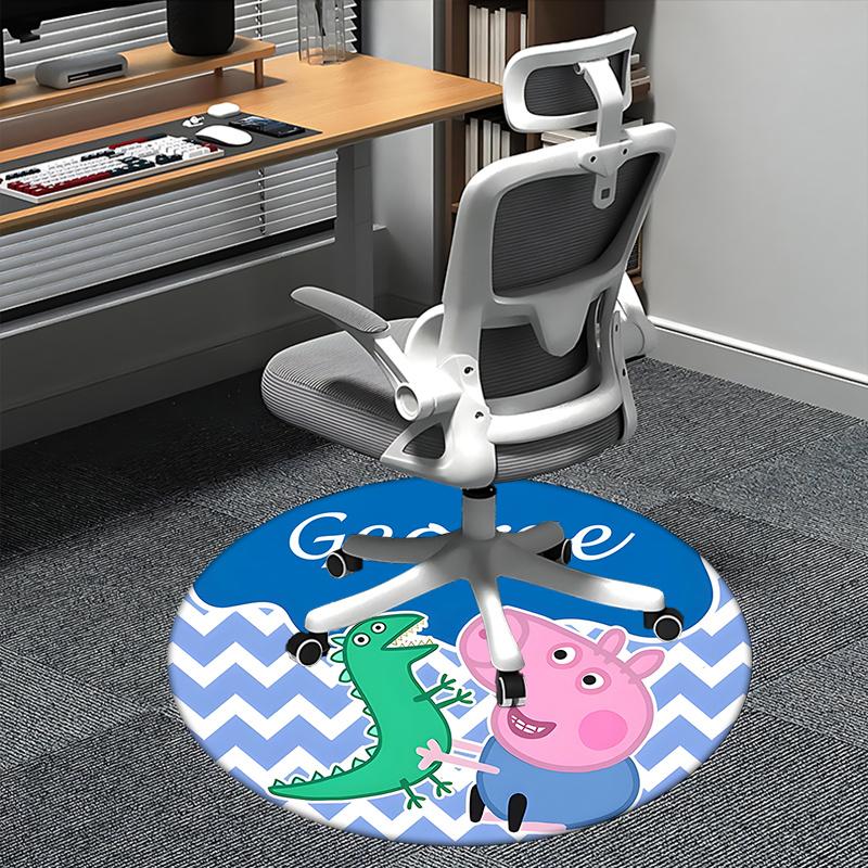 Peppa Pig George Dinosaur Chair mat Round Rug-Office carpet, Machine Washable, Non-slip, Suitable for Living Rooms, Bedrooms 80cm
Peppa Pig George Dinosaur Chair mat Round Rug-Office carpet, Machine Washable, Non-slip, Suitable for Living Rooms, Bedrooms 80cm