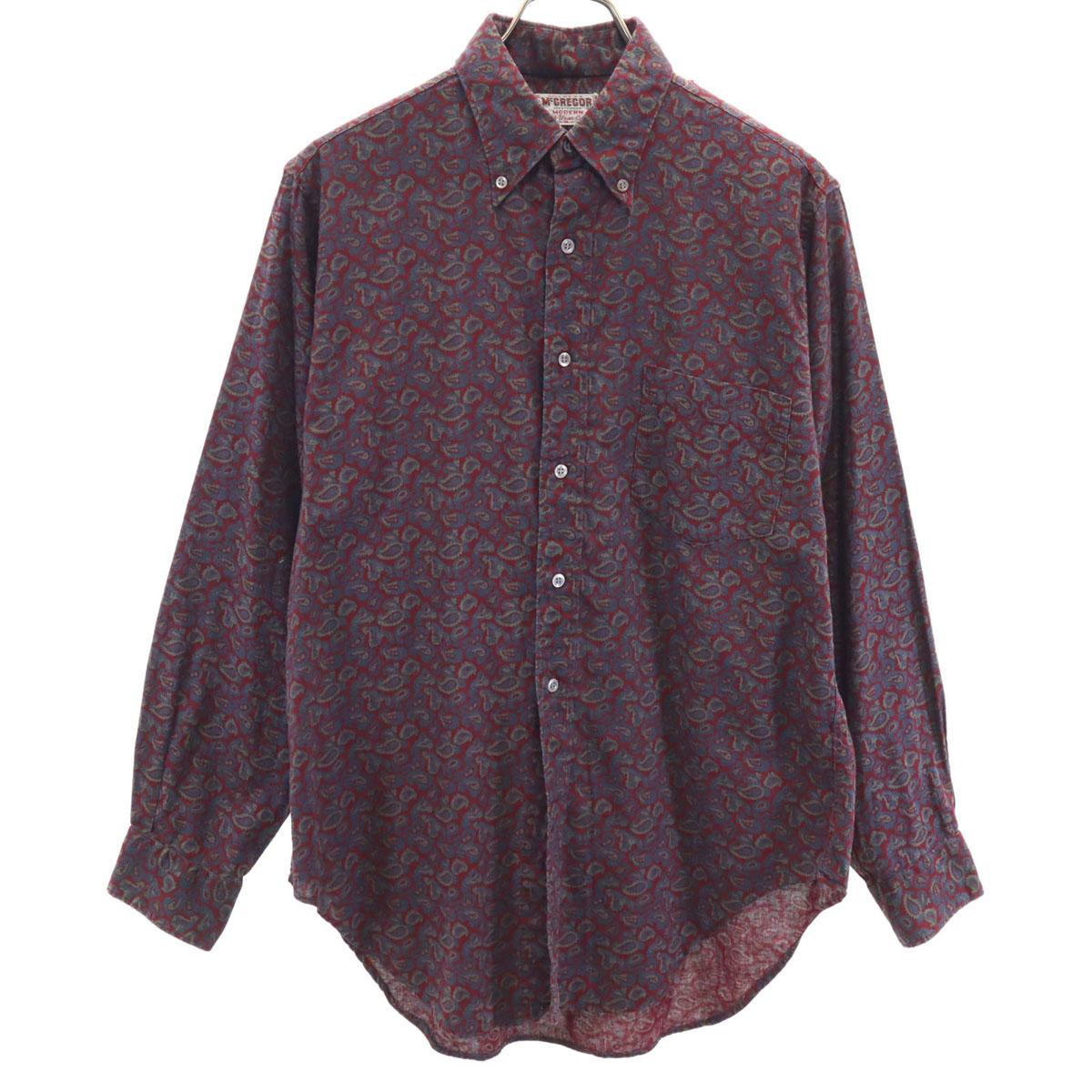 McGregor 60s Vintage Made in USA Paisley Pattern Long sleeve Button down shirt Men s Used
McGregor 60s Vintage Made in USA Paisley Pattern Long sleeve Button down shirt Men s Used