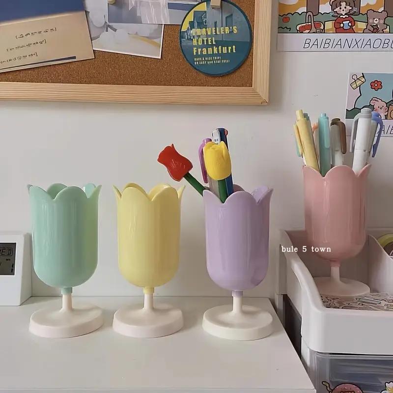 Tulip Flowers Pen Holder Cartoon Cute Creative Girl Student Multifunctional Storage Office Stationery 1PCS фіолетовий
Tulip Flowers Pen Holder Cartoon Cute Creative Girl Student Multifunctional Storage Office Stationery 1PCS фіолетовий