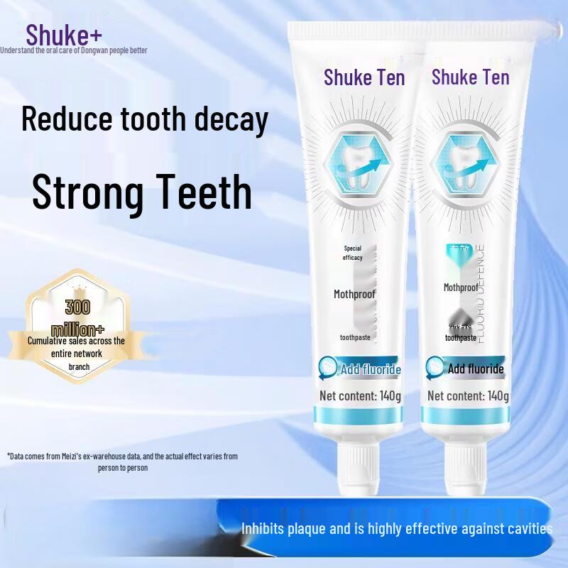 Shuke Fresh Mint Anti-Cavity Fluoride Toothpaste
Shuke Fresh Mint Anti-Cavity Fluoride Toothpaste