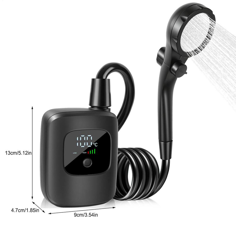 Camping Shower 2400mAh Outdoor Bathing Supplies Pet Cleaning Travel Shower For Campers Beach Road Trip Gardeners Fishers RV чёрный
Camping Shower 2400mAh Outdoor Bathing Supplies Pet Cleaning Travel Shower For Campers Beach Road Trip Gardeners Fishers RV чёрный