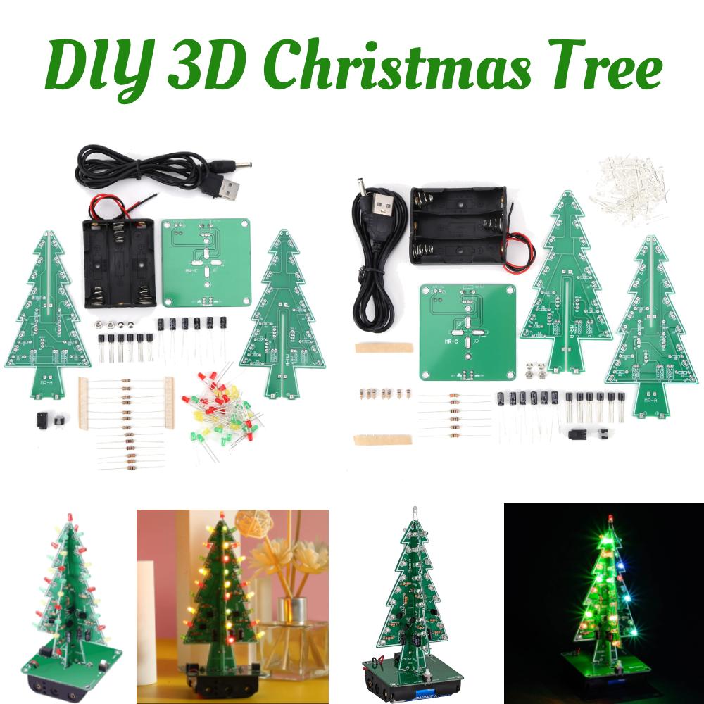 DIY 3D декор для рождественской елки Практика пайки Электронная научная сборка комплект 3-цветный/7-цветный мигающий светодиодный комплект для вспышки
DIY 3D декор для рождественской елки Практика пайки Электронная научная сборка комплект 3-цветный/7-цветный мигающий светодиодный комплект для вспышки