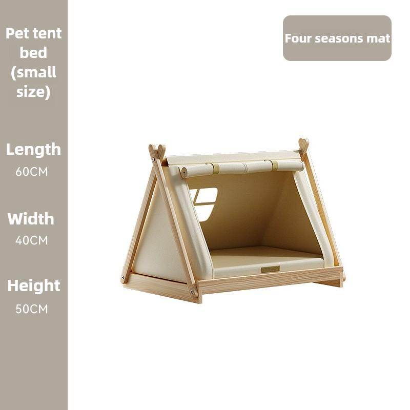 Indoor Dog Tent Pine Wood Dogs Tents Beds Cushion Removable Breathable Dog House Closed Moisture-proof Pet Cat Double Door Tent
Indoor Dog Tent Pine Wood Dogs Tents Beds Cushion Removable Breathable Dog House Closed Moisture-proof Pet Cat Double Door Tent