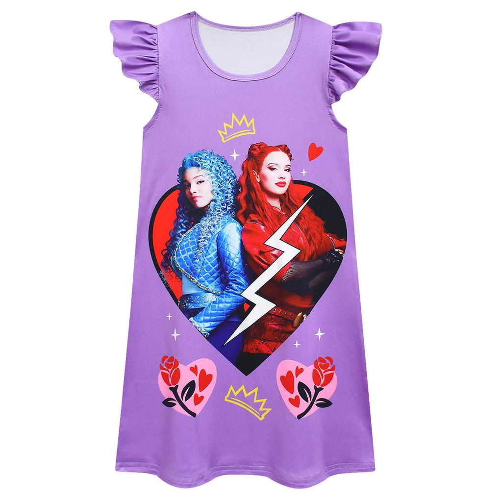 Charming New Kids Flying Sleeve Dress Descendants 4 Halloween Girl s Nightgown With Milk Silk Fabric Ideal For Summer Wear Child160cm/62.99in фіолетовий
Charming New Kids Flying Sleeve Dress Descendants 4 Halloween Girl s Nightgown With Milk Silk Fabric Ideal For Summer Wear Child160cm/62.99in фіолетовий