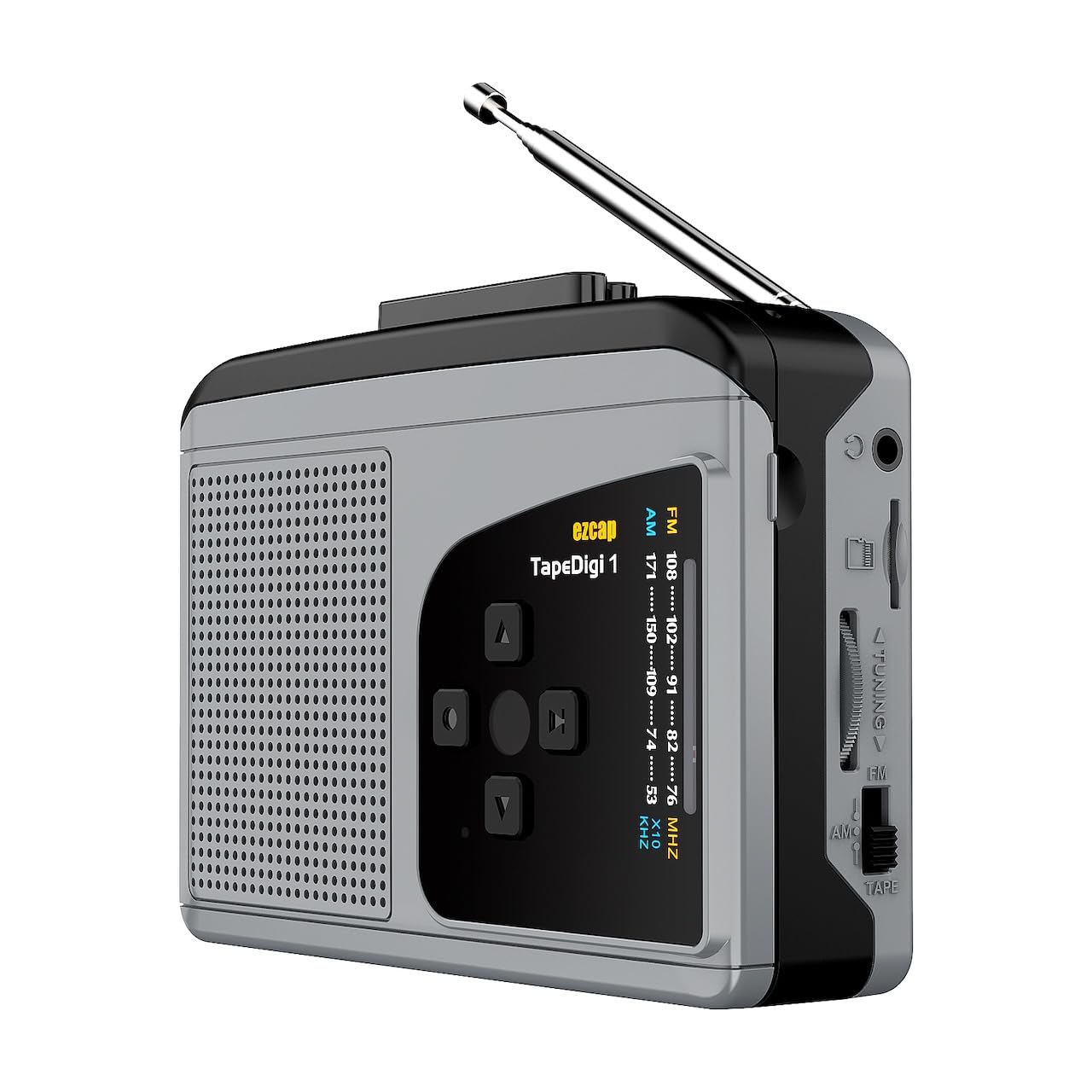 ezcap TapeDigi1 Portable Cassette Player Instruction Manual QR MP3 conversion player that does not require a computer Cassette player Easy recording
ezcap TapeDigi1 Portable Cassette Player Instruction Manual QR MP3 conversion player that does not require a computer Cassette player Easy recording