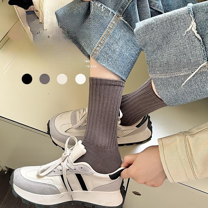 Women s Breathable Socks, Women s Boneless Socks, Spring and Autumn Casual Solid Color Simple Mid-calf Sweat-absorbing Long Socks :1 pair чёрный
Women s Breathable Socks, Women s Boneless Socks, Spring and Autumn Casual Solid Color Simple Mid-calf Sweat-absorbing Long Socks :1 pair чёрный