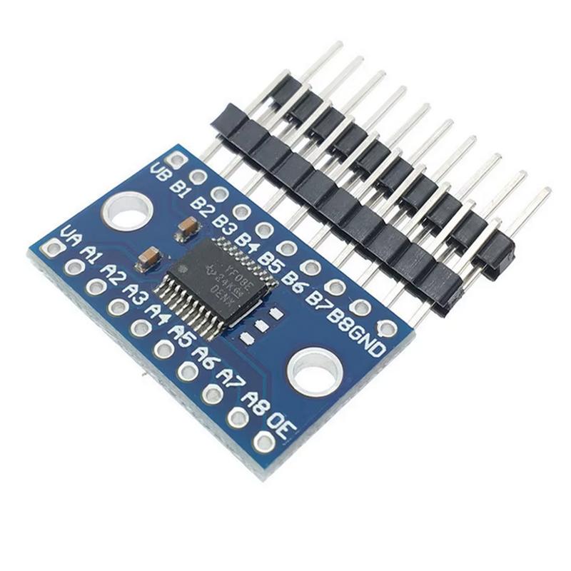 5Pcs TXS0108E 8 Channel Logic Level Converter Bi-Directional High Speed Full Duplex Shifter 3.3V 5V for Arduino Raspberry Pi
5Pcs TXS0108E 8 Channel Logic Level Converter Bi-Directional High Speed Full Duplex Shifter 3.3V 5V for Arduino Raspberry Pi