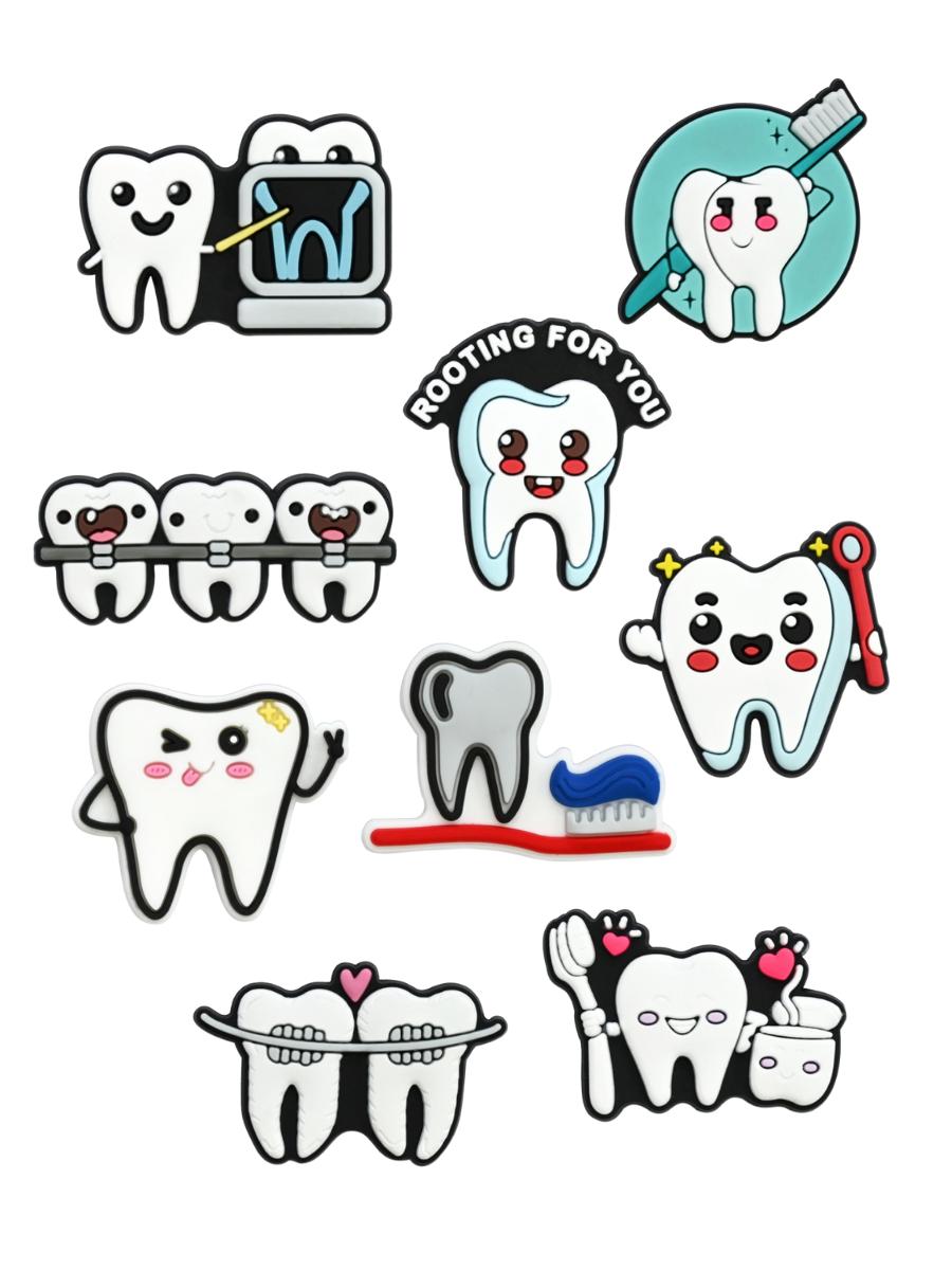 Джибитсы зубы стоматолог врач зубная щетка Tooth Dental Jibbitz 9 шт аксессуары крокс украшение різнокольоровий
Джибитсы зубы стоматолог врач зубная щетка Tooth Dental Jibbitz 9 шт аксессуары крокс украшение різнокольоровий