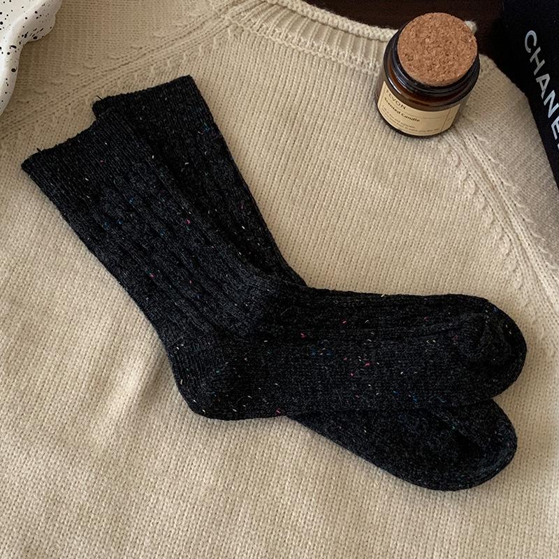 Women s Extra Thick Wool Socks - Fleece Lined, Speckled Yarn, Cable Knit, Japanese Style, Mid-Calf to Knee High for Autumn & Winter Warmth One Size
Women s Extra Thick Wool Socks - Fleece Lined, Speckled Yarn, Cable Knit, Japanese Style, Mid-Calf to Knee High for Autumn & Winter Warmth One Size