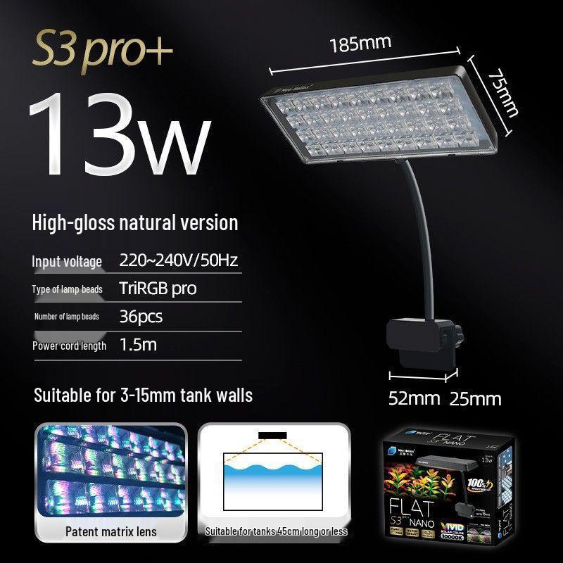 Neo Clip S3Plus RGB Aquarium Light: 2nd Gen Color-Enhancing LED for Arowana & Small Tank
Neo Clip S3Plus RGB Aquarium Light: 2nd Gen Color-Enhancing LED for Arowana & Small Tank