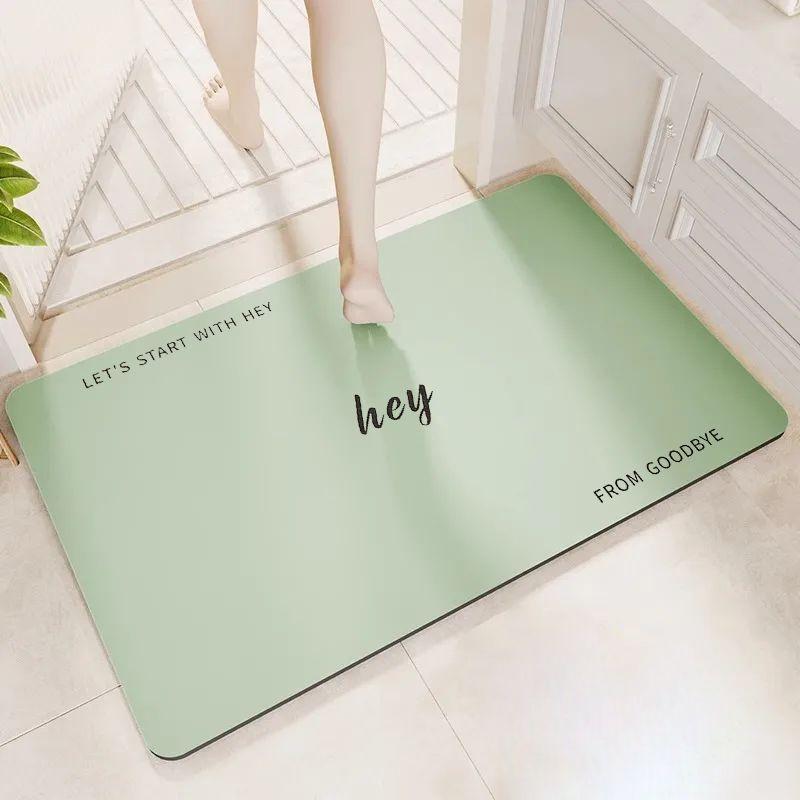 Soft diatom mud absorbent mat bathroom floor mat toilet door non-slip quick-drying foot mat toilet household carpet 40X60cm 15.7X23.6in
Soft diatom mud absorbent mat bathroom floor mat toilet door non-slip quick-drying foot mat toilet household carpet 40X60cm 15.7X23.6in