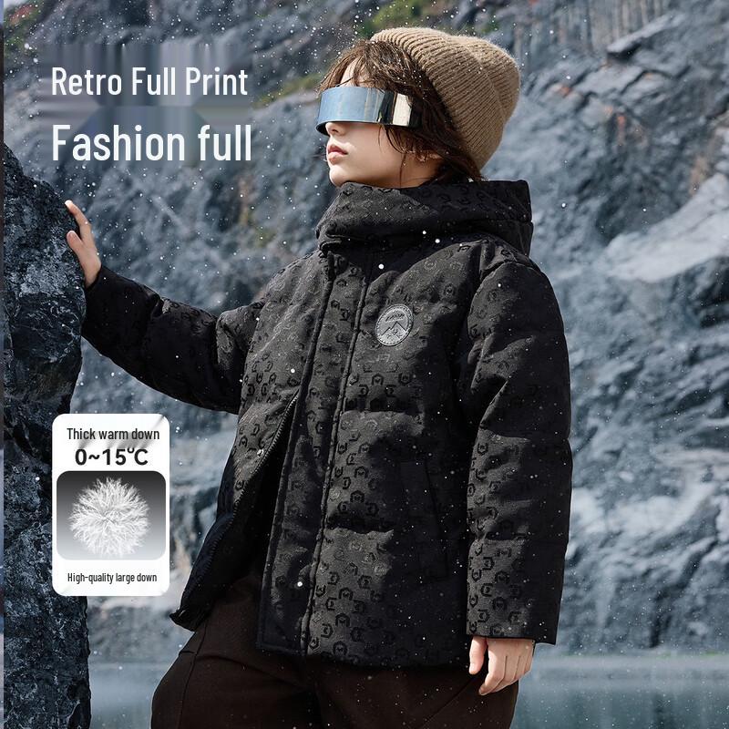 ASK JUNIOR Boys Retro Pattern Hooded Down Jacket 110
ASK JUNIOR Boys Retro Pattern Hooded Down Jacket 110