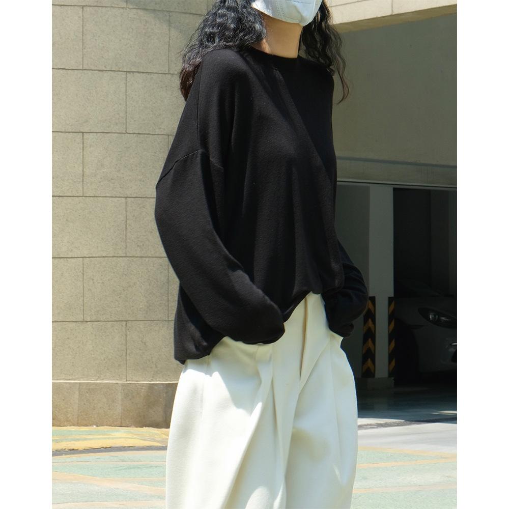 Johnature Early Autumn Korean-style Simple Soft Long-sleeve T-shirt Loose Casual Basic Tops For Women One Size чорний
Johnature Early Autumn Korean-style Simple Soft Long-sleeve T-shirt Loose Casual Basic Tops For Women One Size чорний