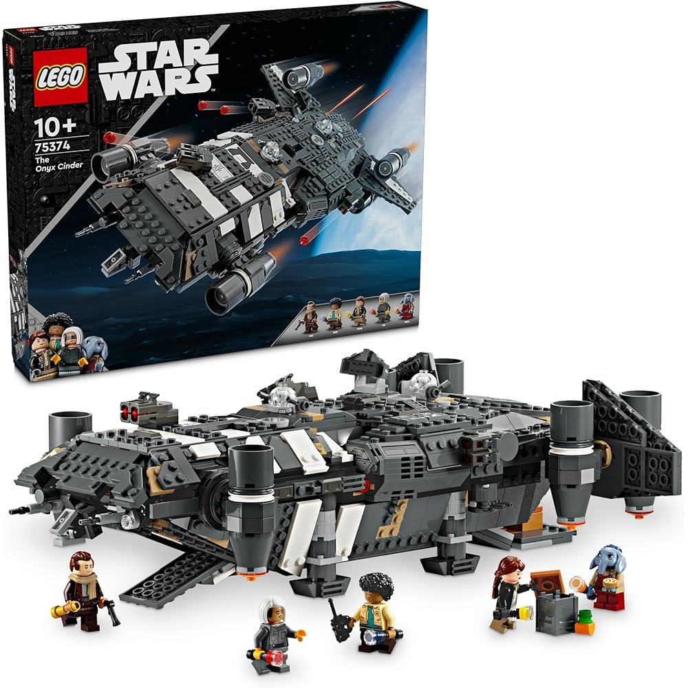 LEGO Star Wars Onyx Cinder 1325 Pieces Building Toy for Kids Ages 10-12 Space Skeleton Crew Model
LEGO Star Wars Onyx Cinder 1325 Pieces Building Toy for Kids Ages 10-12 Space Skeleton Crew Model