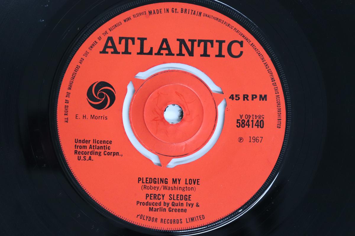 7inch Record PERCY SLEDGE - Pledging My Love / You Don t Miss Y 584140 ATLANTIC 1967 UK Soul/Funk Used
7inch Record PERCY SLEDGE - Pledging My Love / You Don t Miss Y 584140 ATLANTIC 1967 UK Soul/Funk Used