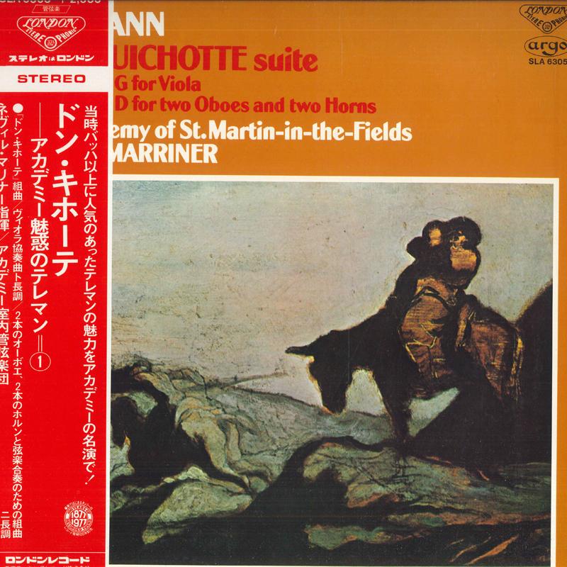LP Record TELEMANN ASMF NEVILLE MARRINER Don Quichotte Suite Concerto In G SLA6305 LONDON 1977 Japan Obi Classical Used
LP Record TELEMANN ASMF NEVILLE MARRINER Don Quichotte Suite Concerto In G SLA6305 LONDON 1977 Japan Obi Classical Used