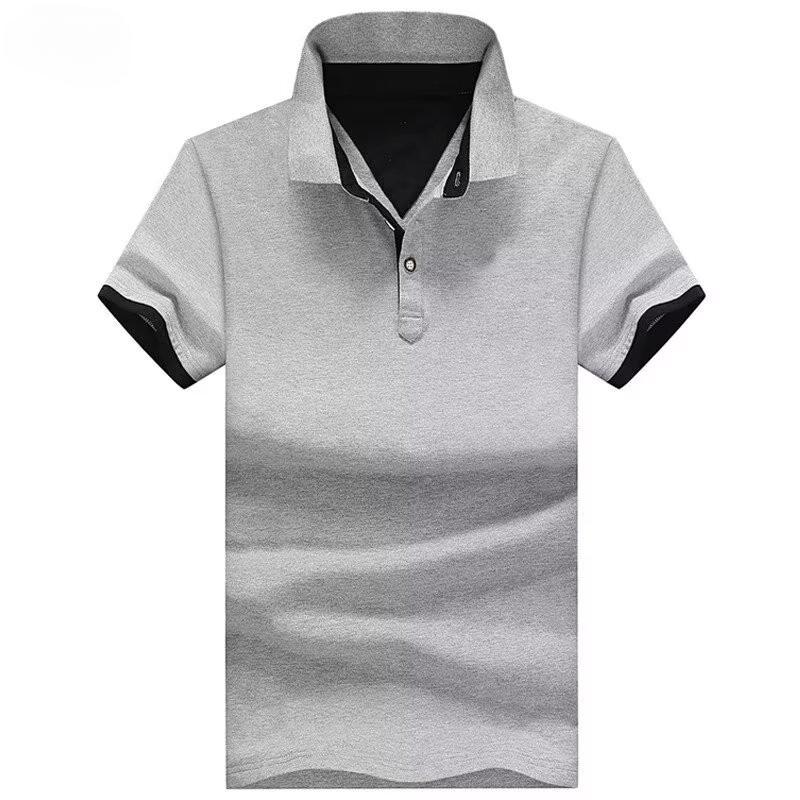 Летняя мужская тонкая футболка-поло с коротким рукавом, мужская футболка в корейском стиле, облегающая, со стоячим воротником, мужской однотонный топ 3XL
Летняя мужская тонкая футболка-поло с коротким рукавом, мужская футболка в корейском стиле, облегающая, со стоячим воротником, мужской однотонный топ 3XL