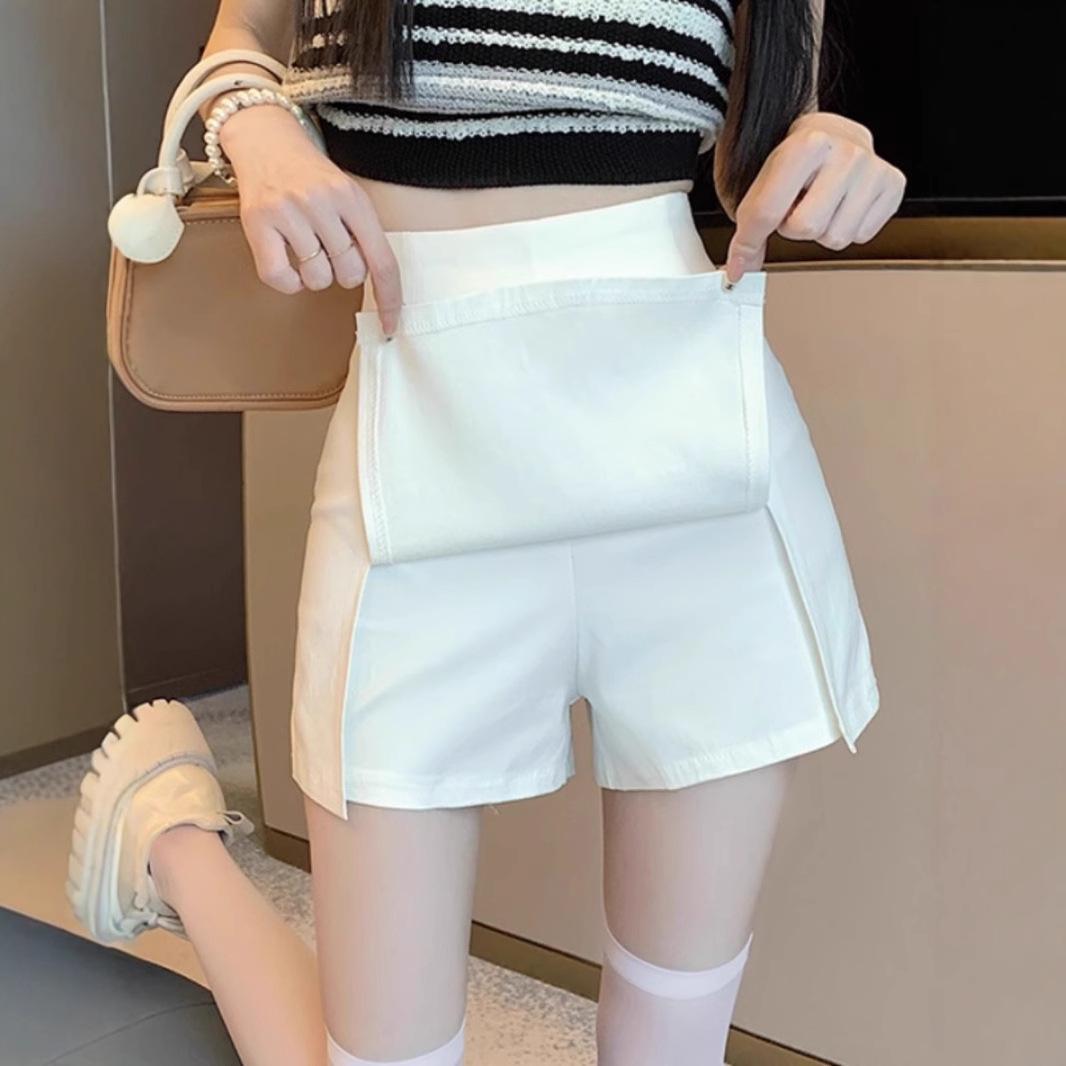 Petite Women s High-Waisted White Suit Miniskirt: Summer Slimming A-Line Design with Anti-Exposure Slit. Large білий
Petite Women s High-Waisted White Suit Miniskirt: Summer Slimming A-Line Design with Anti-Exposure Slit. Large білий